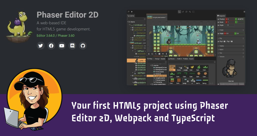 [Tutorial] Your First HTML5 Project Using Phaser Editor 2D, Webpack And ...